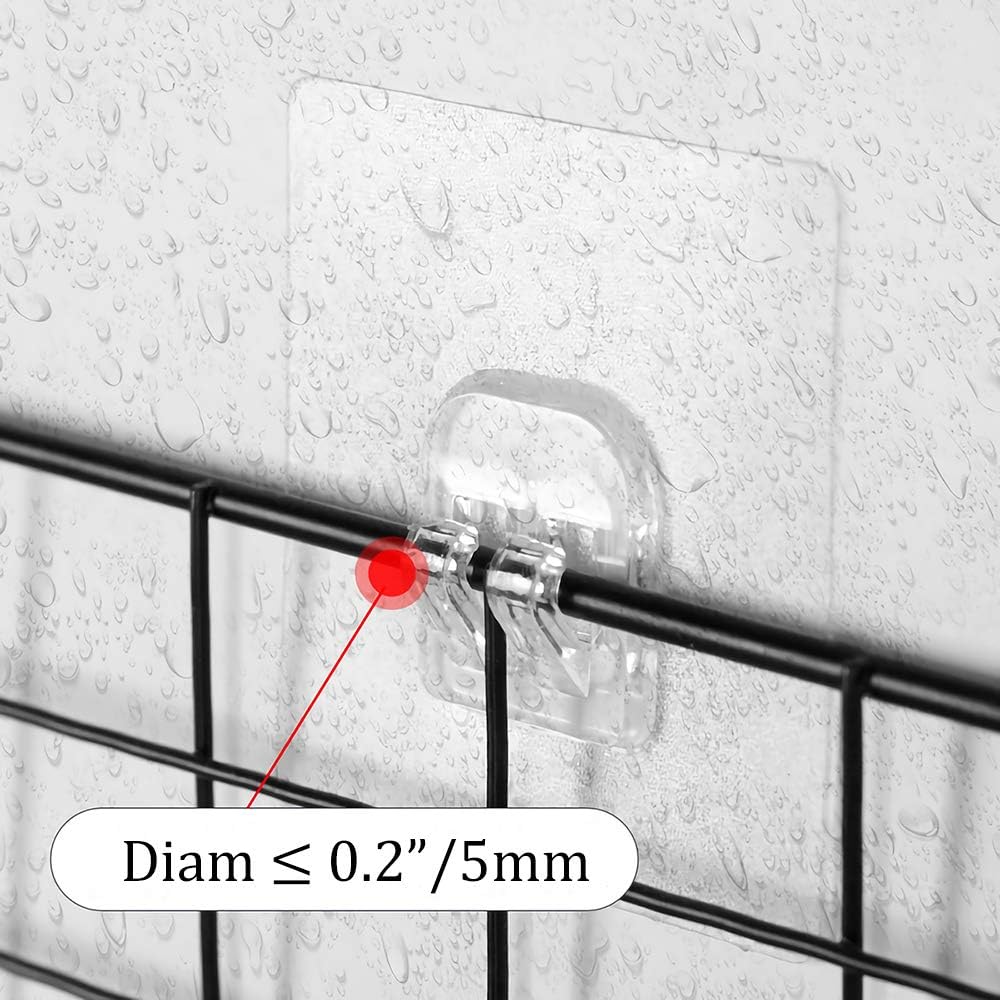 8 Pcs Replacement Corner Shower Caddy Adhesive Hook Stickers, No Drilling Wall Hooks Adhesive Strips for Bathroom Shelves