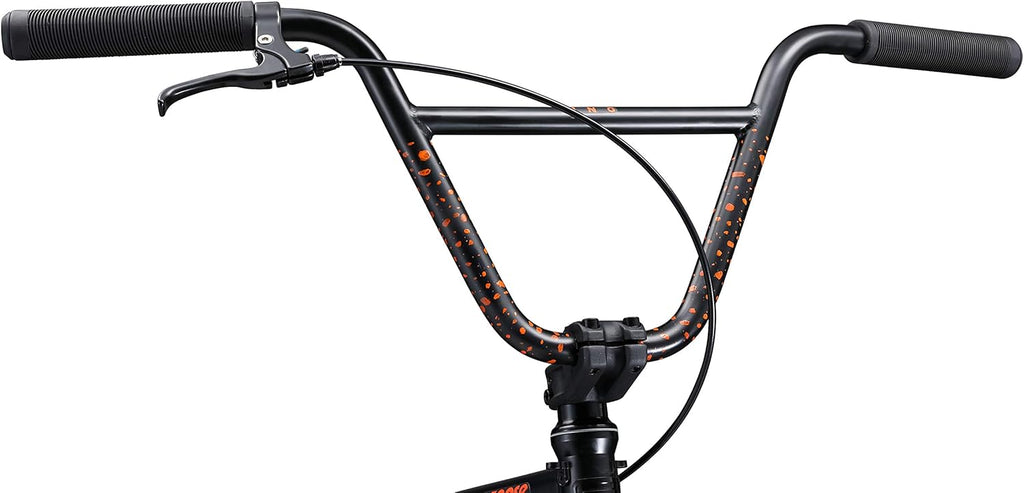 Mongoose Legion L60 Freestyle BMX Bike Line for Beginner-Level to Advanced Riders, Steel Frame, 20-Inch Wheels, Black/Orange
