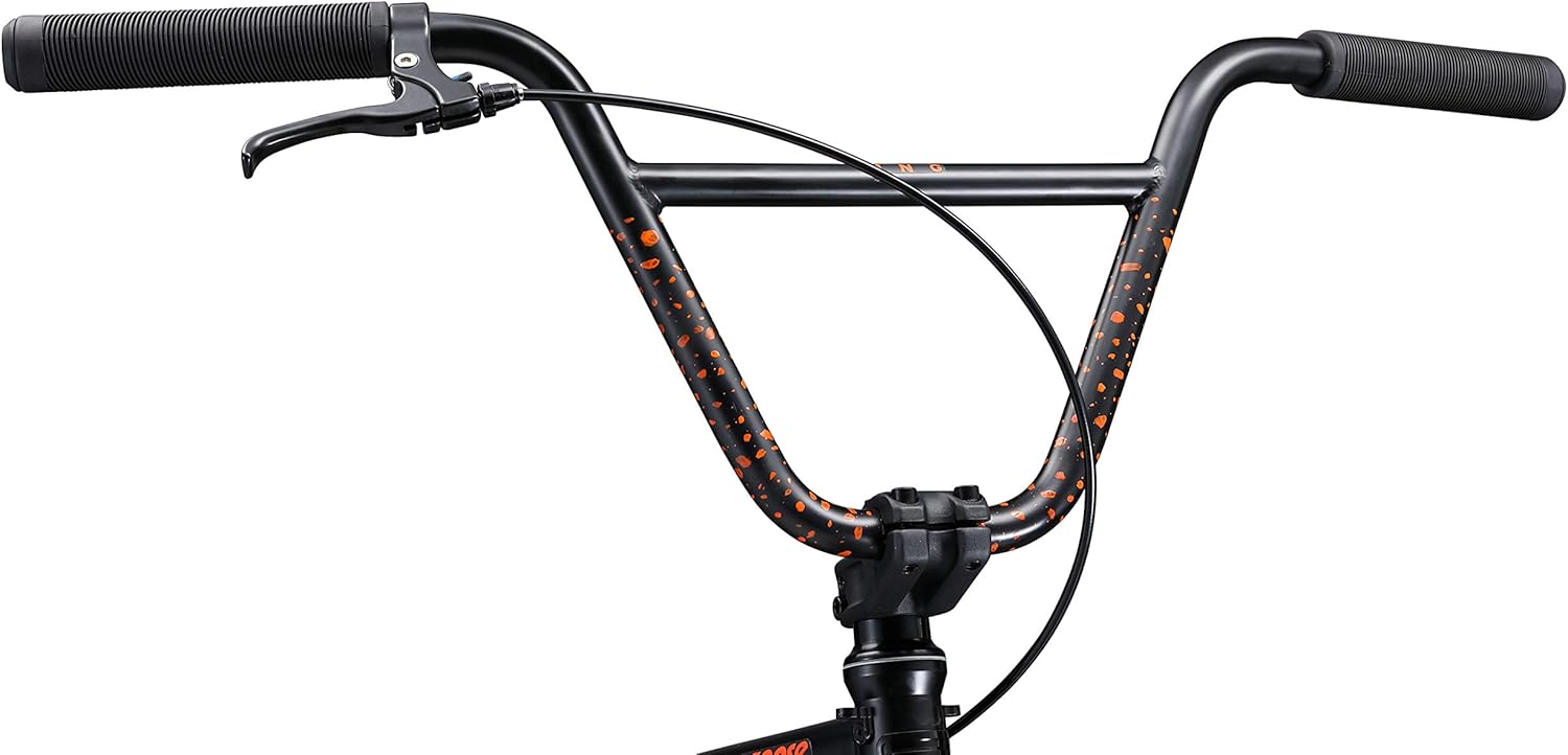 Mongoose Legion L60 Freestyle BMX Bike Line for Beginner-Level to Advanced Riders, Steel Frame, 20-Inch Wheels, Black/Orange