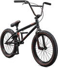 Mongoose Legion L60 Freestyle BMX Bike Line for Beginner-Level to Advanced Riders, Steel Frame, 20-Inch Wheels, Black/Orange