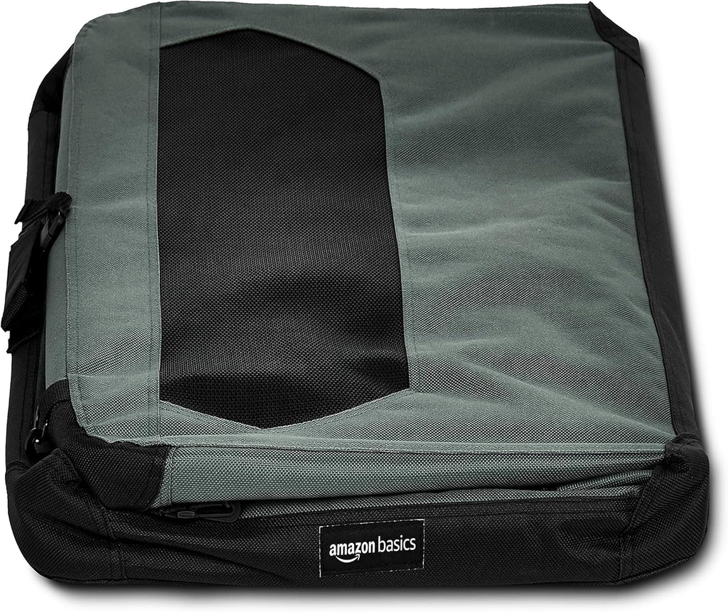Folding Soft Crate for Cat, Dog, Rabbit, Portable and Collapsible, Grey, 36" L x 24 W x 24" H