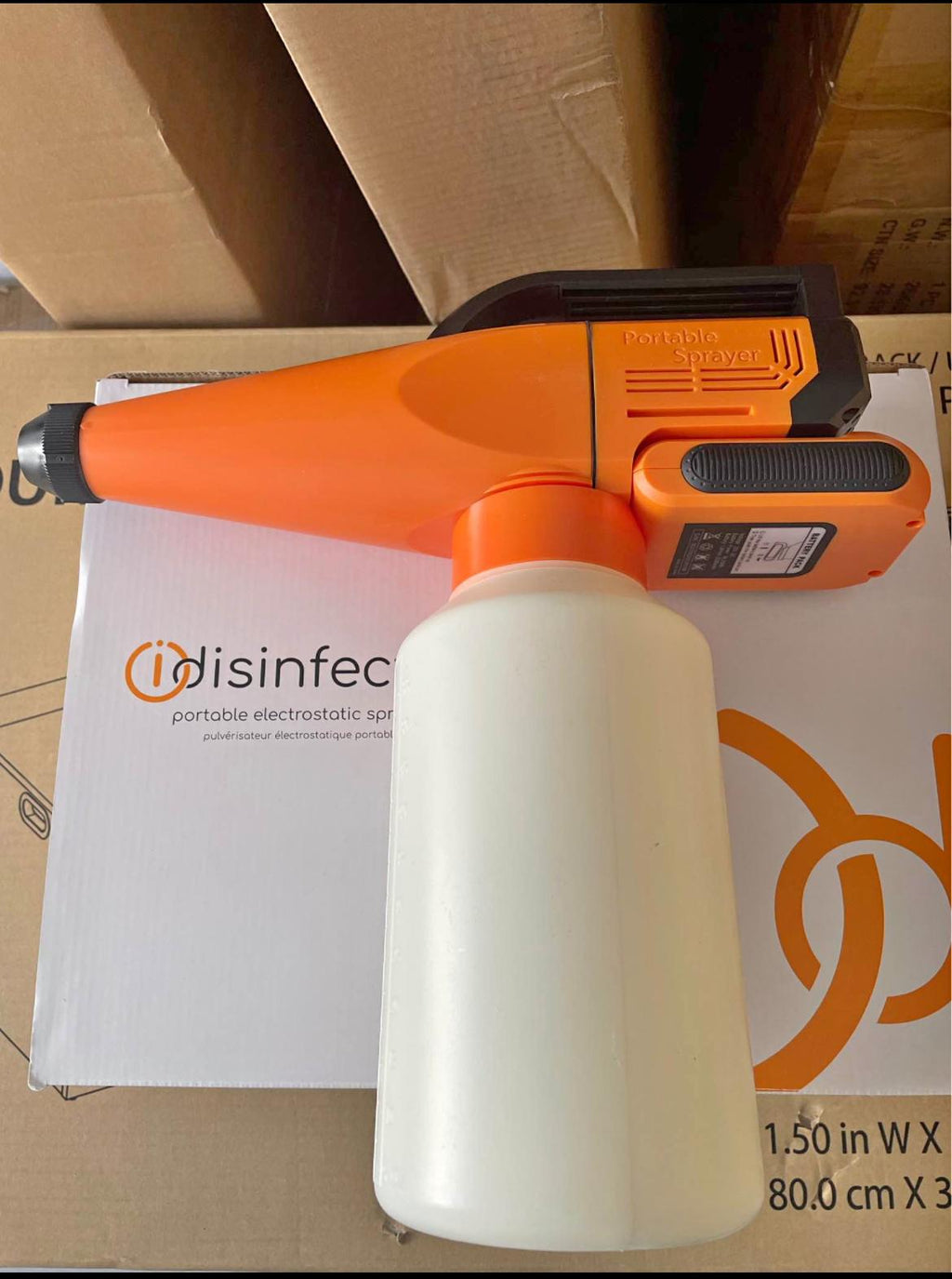 JP-S20 Portable Handheld Cordless Fogger / Disinfectant Sprayer
